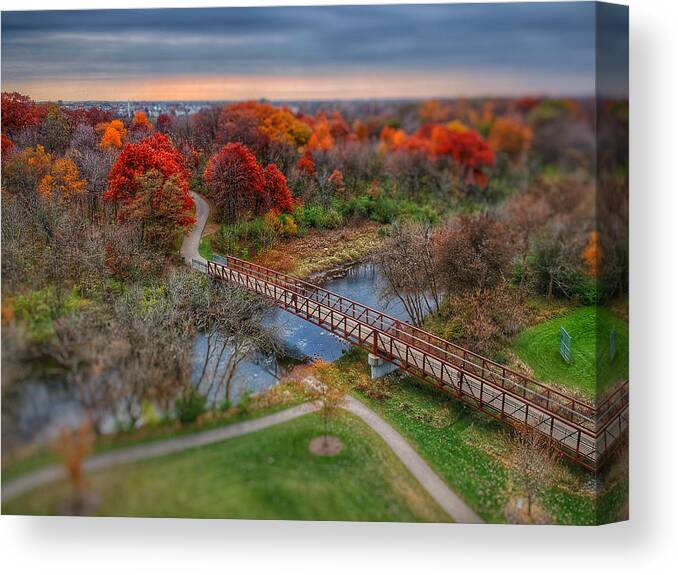  Canvas Print featuring the photograph Fall Colors by Tony HUTSON