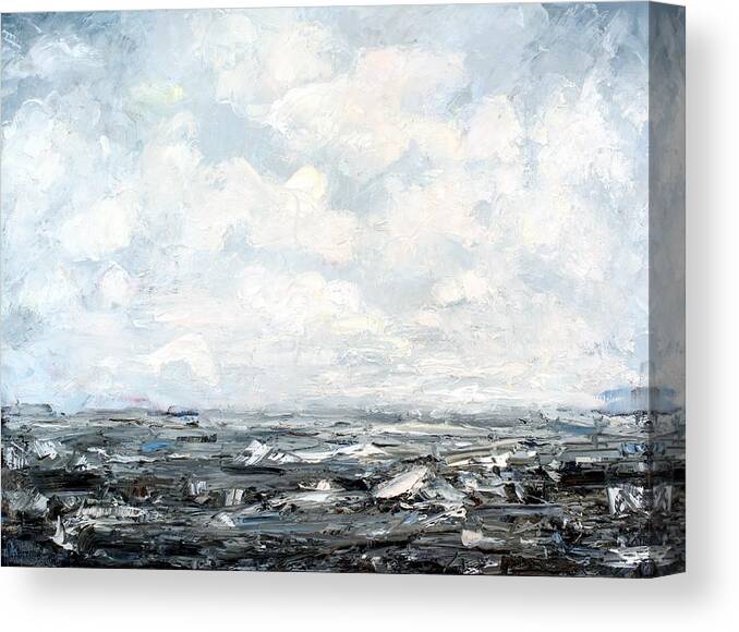 Landscape Painting Canvas Print featuring the painting Following Your Fascinations by Holly Van Hart