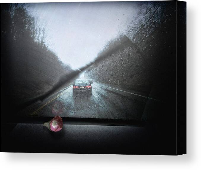 Rain Canvas Print featuring the photograph From New York To Detroit by Aurora Pintore