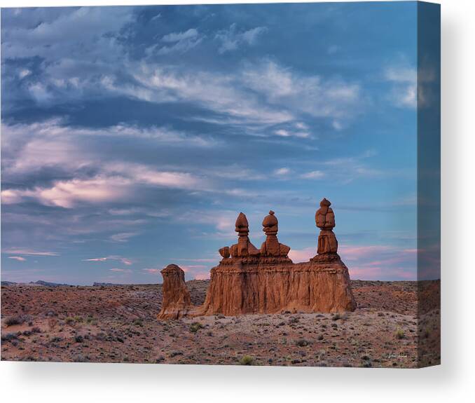 Balance Canvas Print featuring the photograph Goblin Valley 2 by Leland D Howard