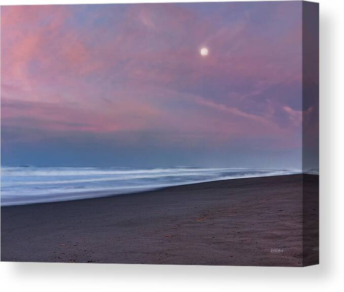 Nature Canvas Print featuring the photograph Gold Beach Sunrise by Leland D Howard