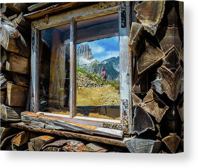 Hiking Canvas Print featuring the photograph Room with a View by Leslie Struxness