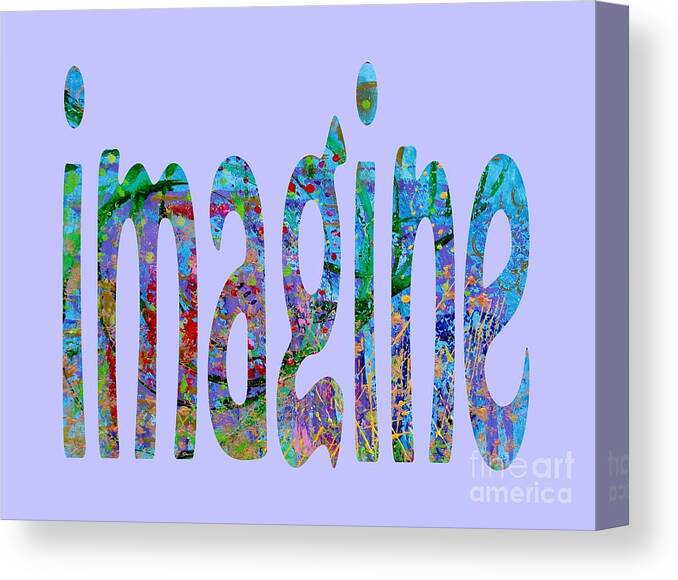 Imagine Canvas Print featuring the painting Imagine 1006 by Corinne Carroll