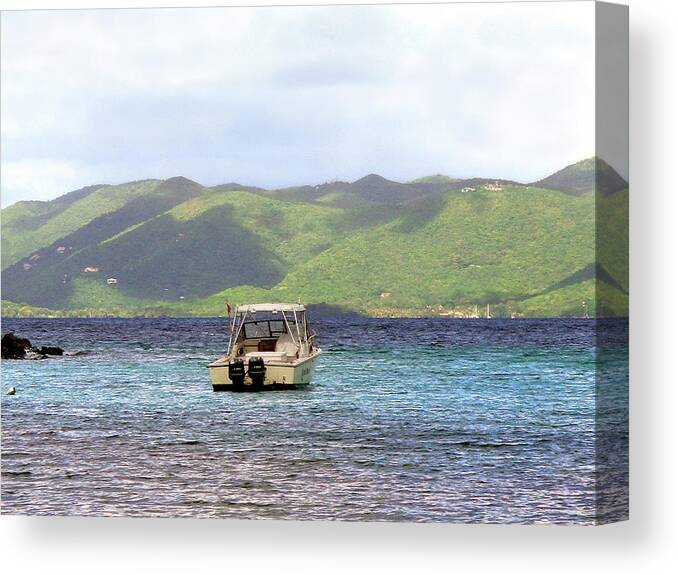 Island Canvas Print featuring the photograph Island view by Climate Change VI - Sales