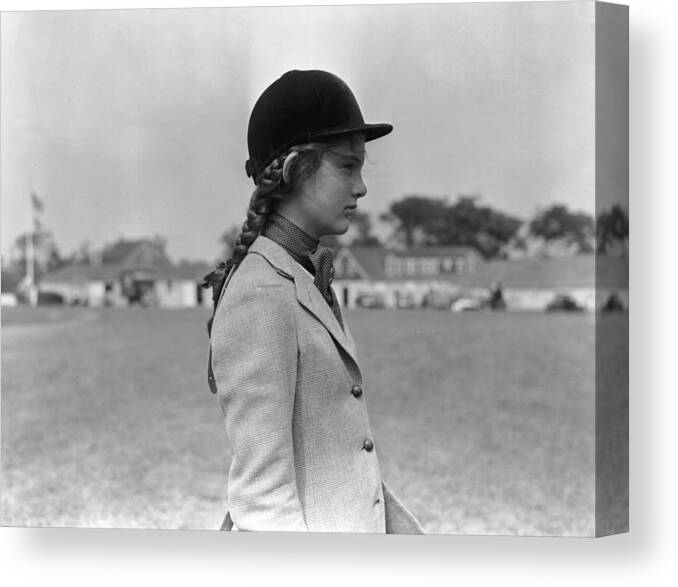 Horse Canvas Print featuring the photograph Jackie In Profile by Bert Morgan