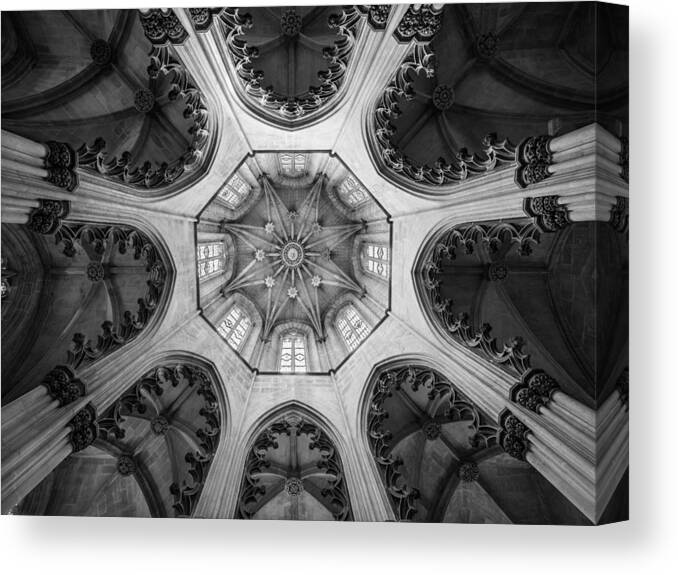 Gothic Canvas Print featuring the photograph La Piovra by Fernando Silveira