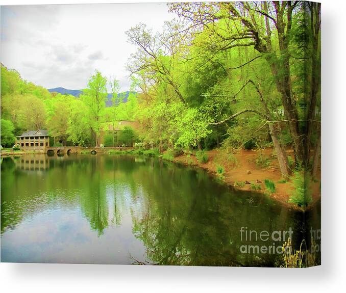 Lake Susan Canvas Print featuring the photograph Lake Susan at Black Mountain by Roberta Byram