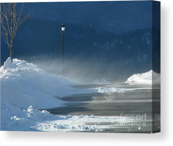 Art For The Wall...patzer Photography Canvas Print featuring the photograph March Blows In by Greg Patzer