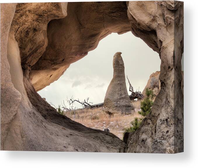 Art Canvas Print featuring the photograph Medicine Rocks Sandstone Formations by Leland D Howard