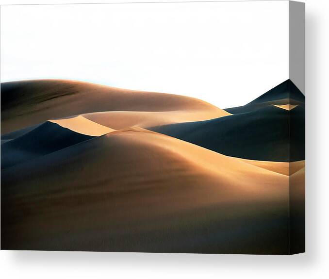 Death Valley Canvas Print featuring the photograph On My Way To Find Out by Joe Schofield