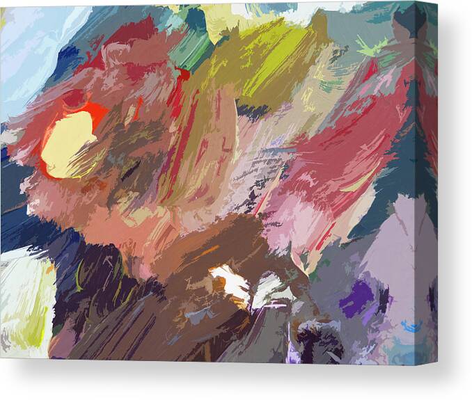 Conceptual Canvas Print featuring the painting Outer Limits by David Lloyd Glover