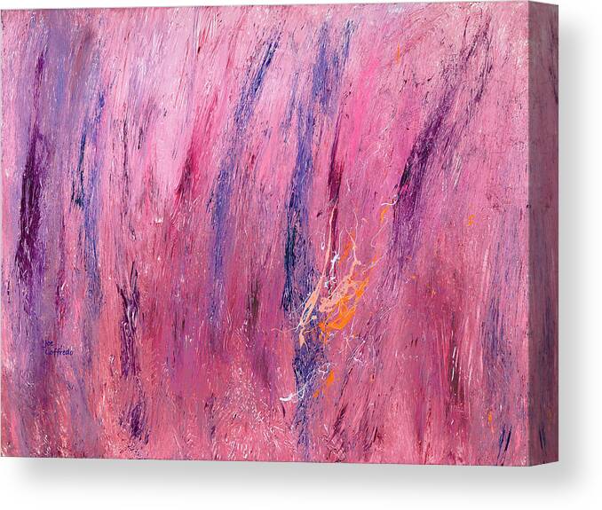 Pink Canvas Print featuring the painting Pink Neopolitan by Joe Loffredo