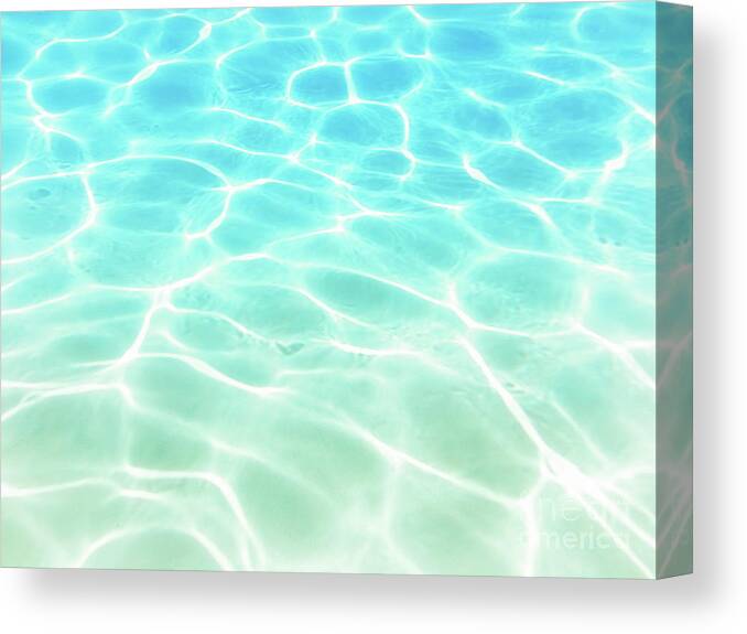 Pool Canvas Print featuring the photograph Soft and Light 40 by Becqi Sherman