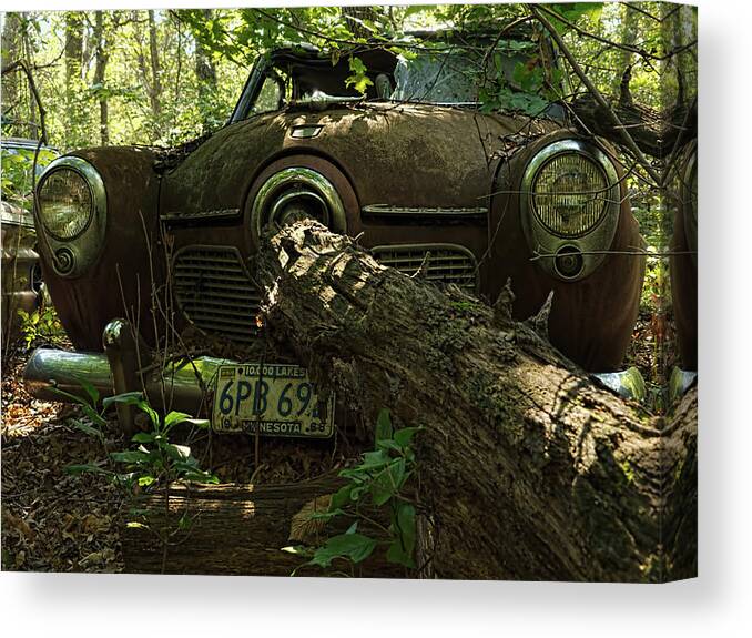 Studebaker Canvas Print featuring the photograph Studebaker #2 by James Clinich