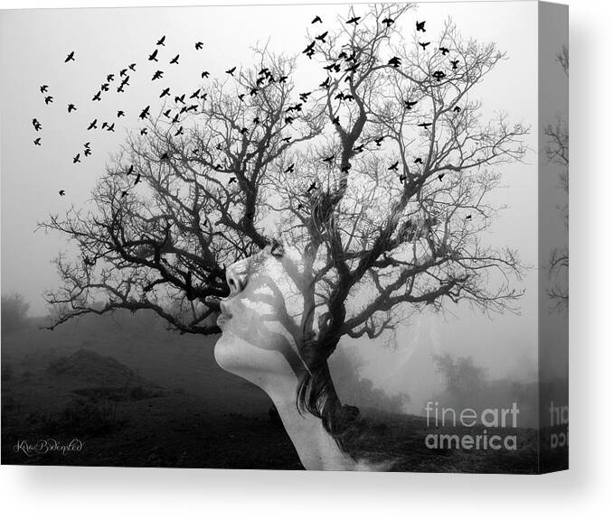 Tree Canvas Print featuring the photograph The Hostess Tree by Kira Bodensted