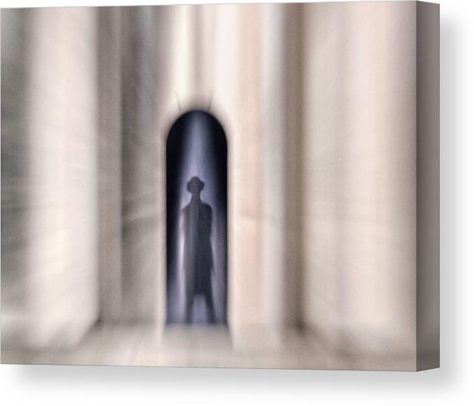 Surreal Canvas Print featuring the photograph The Messenger. by Harry Verschelden