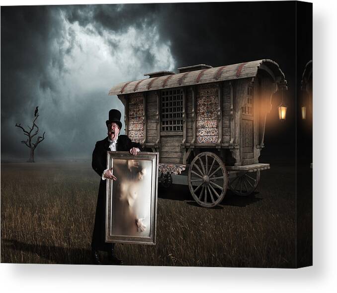 Art Canvas Print featuring the photograph The Painting by Jake Istvan