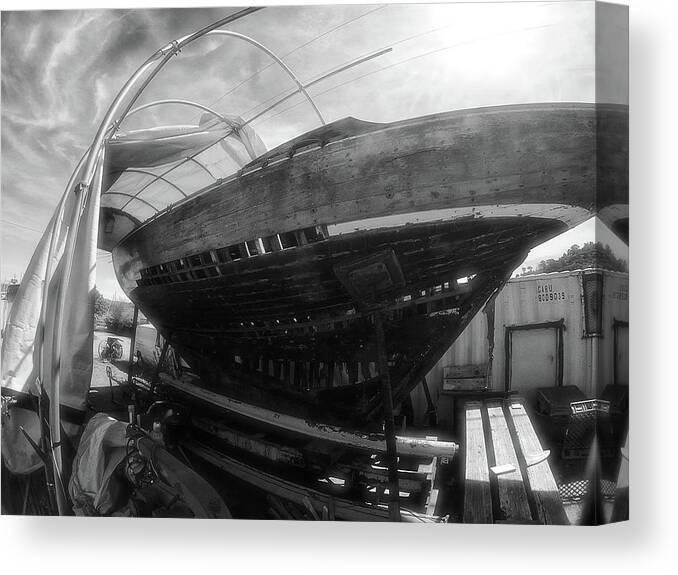 Sausalito Canvas Print featuring the photograph The Shipyard by John Parulis