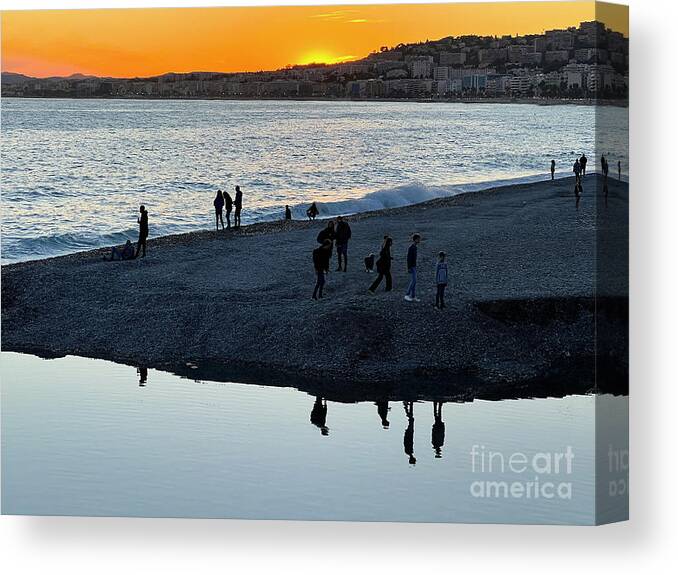 Beach Canvas Print featuring the photograph At Peace #2 by Paula Guttilla