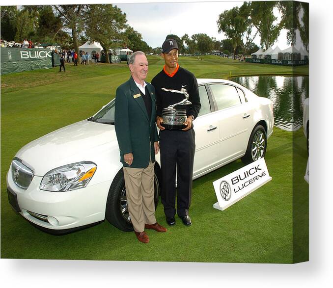California Canvas Print featuring the photograph PGA TOUR - 2007 Buick Invitational - Final Round #1 by Steve Grayson