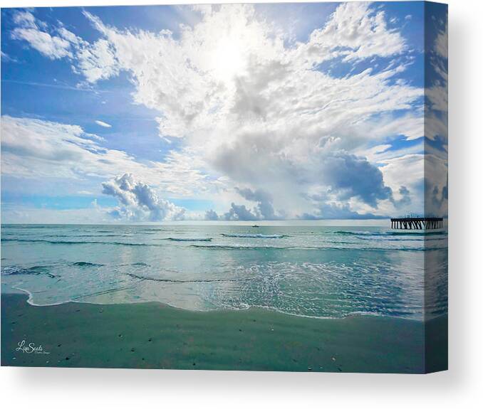 Beach Canvas Print featuring the photograph The Sky Above #1 by Lisa Soots