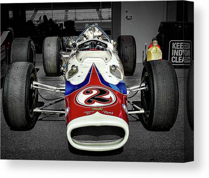  Canvas Print featuring the photograph 2 at Indy by Josh Williams
