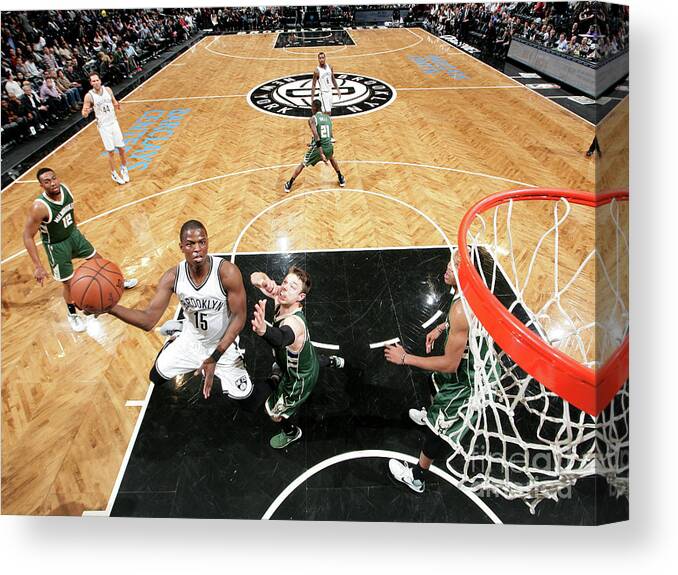 Isaiah Whitehead Canvas Print featuring the photograph Isaiah Whitehead by Nathaniel S. Butler