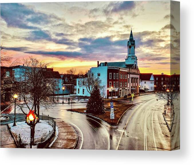  Canvas Print featuring the photograph Rochester #63 by John Gisis