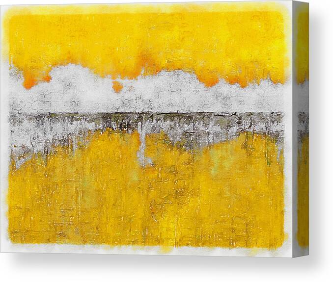  Canvas Print featuring the digital art A Landscape by David Hansen