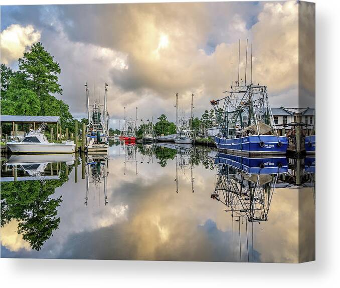Bayou Canvas Print featuring the photograph Bayou Afternoon, 6/30/21 by Brad Boland