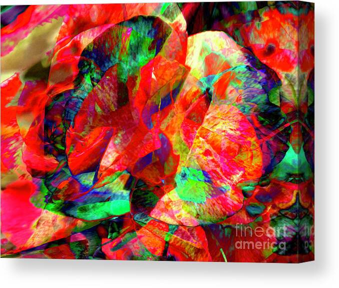 Colorful Canvas Print featuring the photograph Blossoming by Katherine Erickson