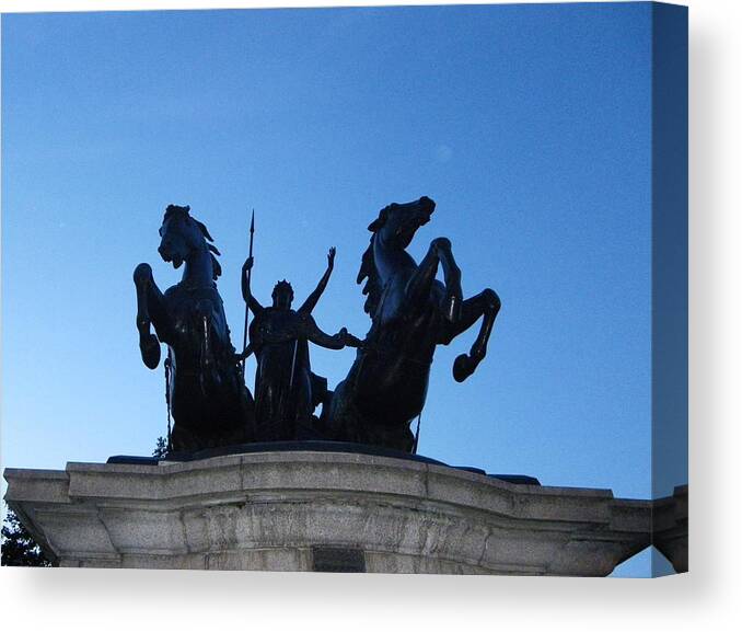Boudicca Canvas Print featuring the photograph Boudicca by Lisa Mutch