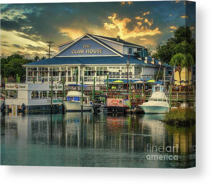 South Carolina Canvas Print featuring the photograph Claw House by Nick Zelinsky Jr