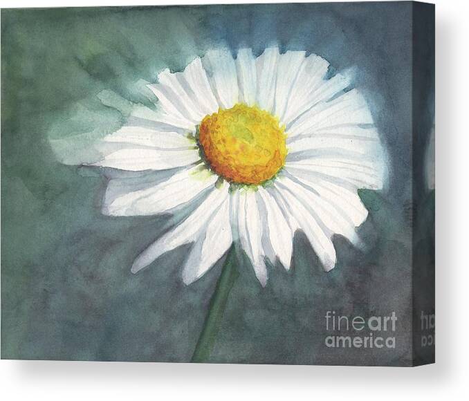 Daisy Canvas Print featuring the painting Daisy by Vicki B Littell