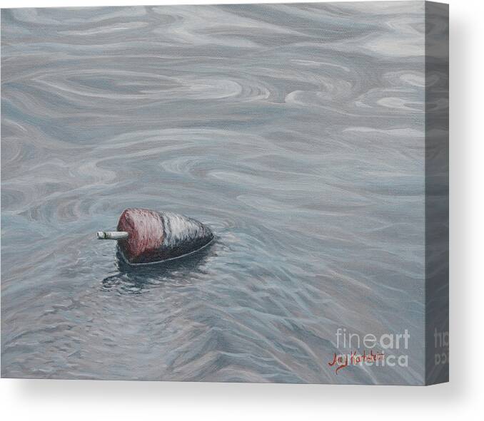 Currents Canvas Print featuring the painting Ebb and Flow by Aicy Karbstein
