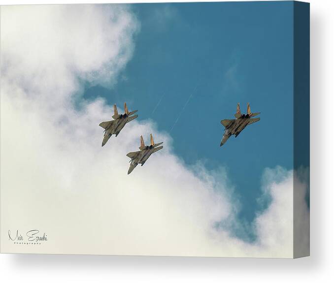 F15 Canvas Print featuring the photograph F15 by Meir Ezrachi