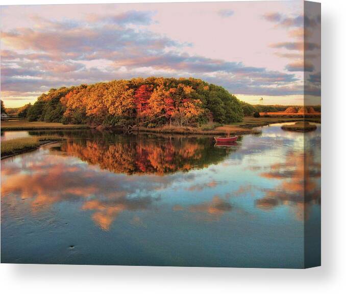 And Canvas Print featuring the photograph Fall In Wellfleet by Jamart Photography