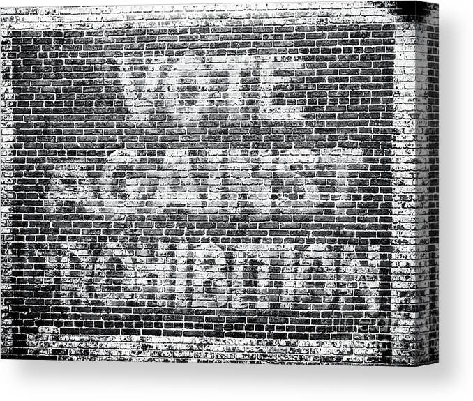 Prohibition. 20s Canvas Print featuring the painting Funny Roaring Twenties No Prohibition Roaring 20s Gift Vote Against Prohibition Sign by Tony Rubino