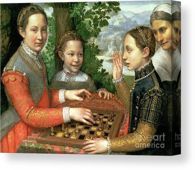Art & Paintings: Sofonisba Anguissola - The Chess Game