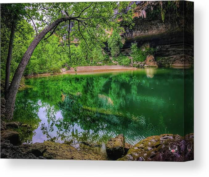 Hamiltonpool Canvas Print featuring the photograph Hidden Hill Country Treasure by Pam Rendall