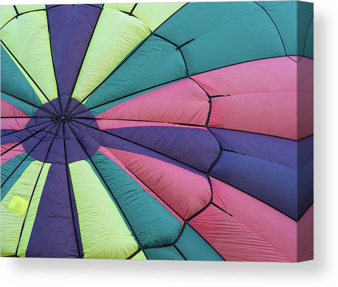 New Jersey Canvas Print featuring the photograph Hot Air Balloon Patterns by Kristia Adams