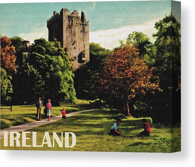 Photo Canvas Print featuring the photograph Ireland Castle Photo by Long Shot