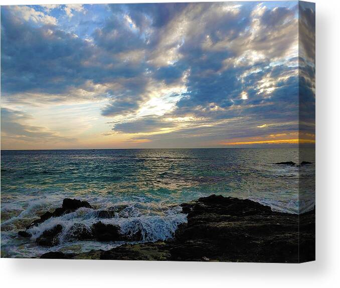Sunset Canvas Print featuring the photograph Just Another Day in Paradise by Marcus Jones