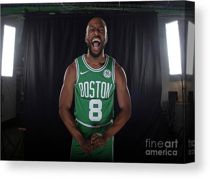 Kemba Walker Canvas Print featuring the photograph Kemba Walker by Brian Babineau