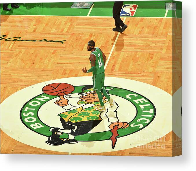 Kyrie Irving Canvas Print featuring the photograph Kyrie Irving by Jesse D. Garrabrant
