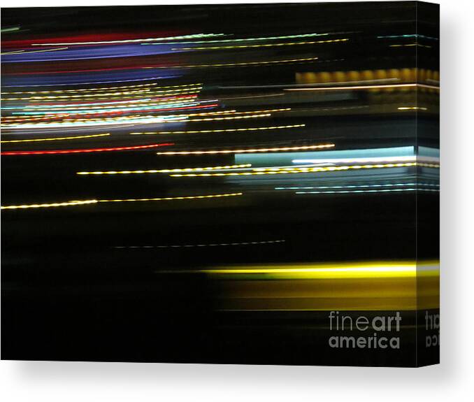 Abstract Canvas Print featuring the photograph Let's Fly Away by World Reflections By Sharon