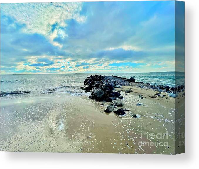 Bay Canvas Print featuring the photograph Look at the sky by Maya Mey Aroyo