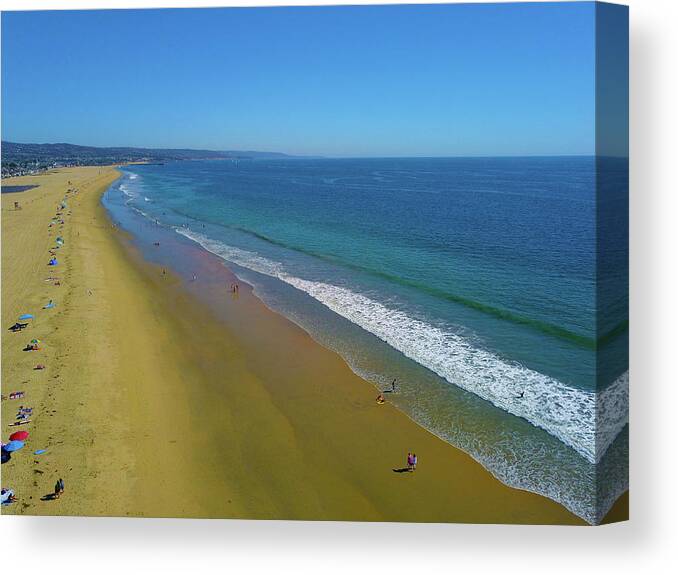 Beach Canvas Print featuring the photograph Newport Coastline by Marcus Jones
