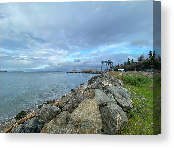 Port Canvas Print featuring the photograph Port of Everett by Anamar Pictures