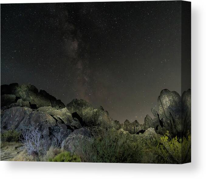 Milkyway Canvas Print featuring the photograph Rise by Daniel Hayes